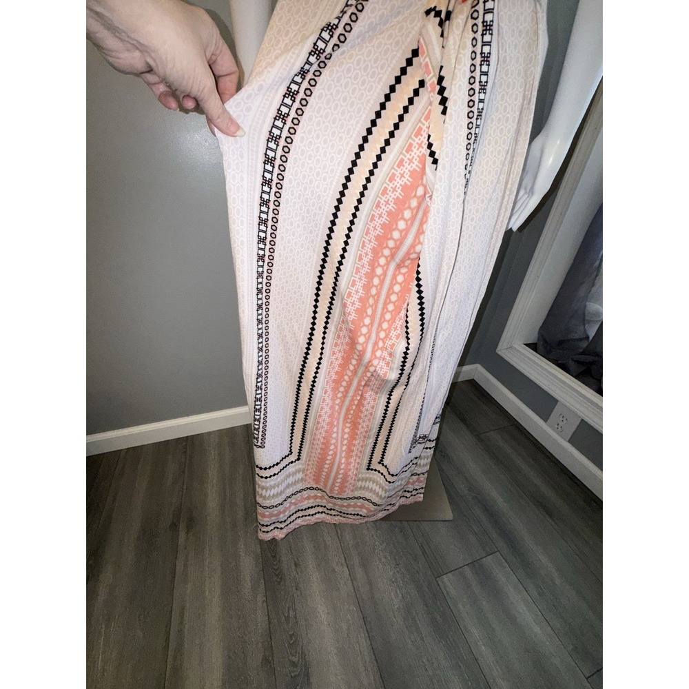 Cato Graphic Maxi Skirt Sz XL Beach Summer Festival Pool Party Lined Comfortable - Picture 3 of 9